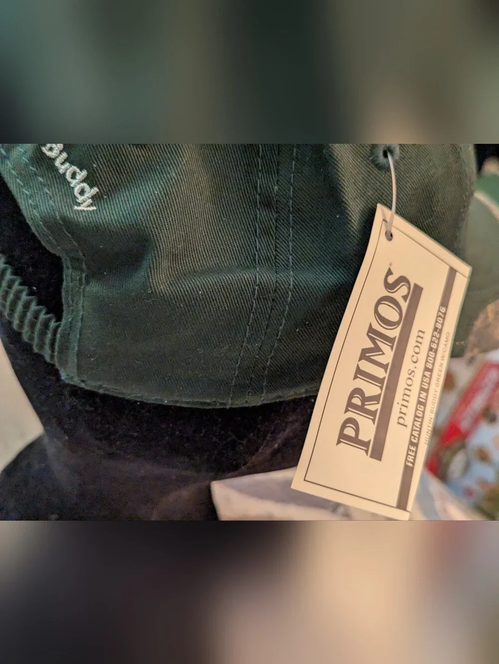 Primos Hunting Calls Hat Cap Camo Green Toddler Size Daddys Huntin' Buddy